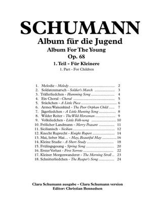 Robert Schumann - Album für die Jugend (Album For The Young) Op. 68 Part 1