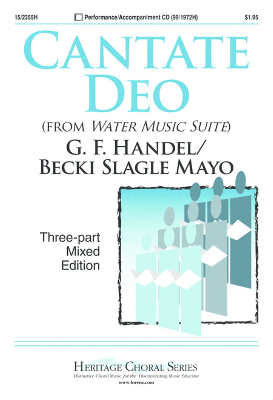 Cantate Deo (from Water Music Suite) 3-Part scores gallery preview page 2