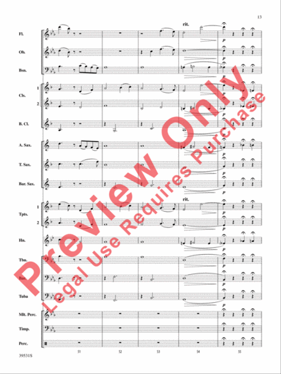 Pure Imagination (from Willy Wonka and the Chocolate Factory) Concert Band scores gallery preview page 14