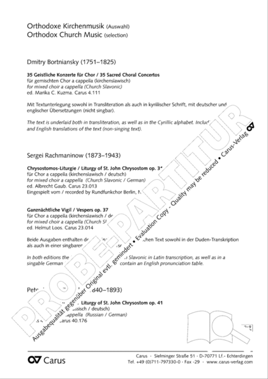 O Lord, who shall abide in Thy tabernacle? (Hospodi, kto obitajet v zylisci Tvojem) 4-Part scores gallery preview page 13