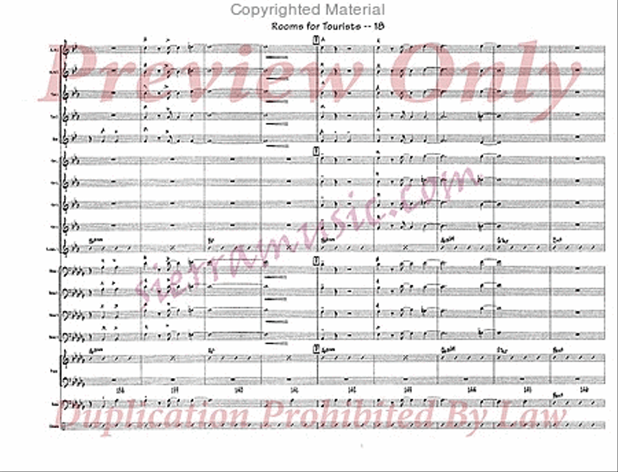 Rooms For Tourists Rooms For Tourists Jazz Ensemble scores gallery preview page 19