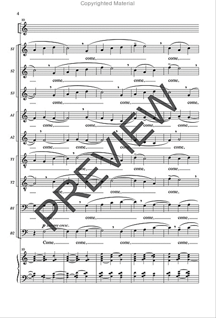 A Call to New Life Choir scores gallery preview page 4
