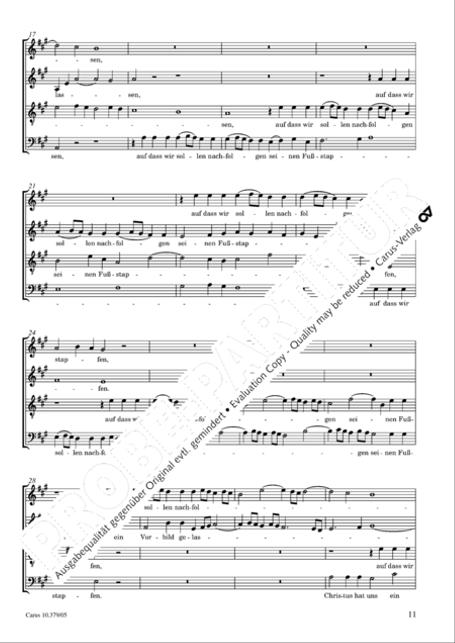 Der Tod Jesu 4-Part scores gallery preview page 12