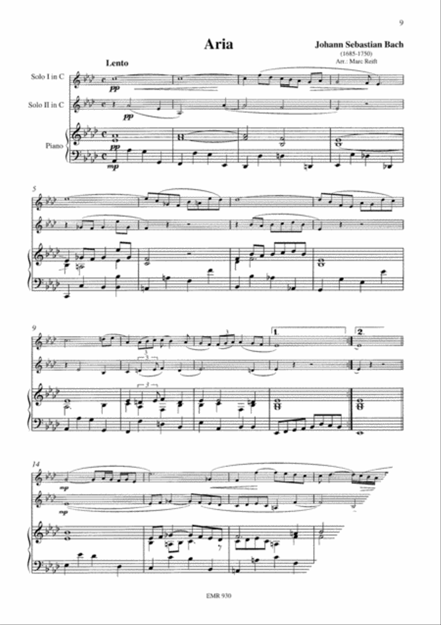 Wedding Music Brass Ensemble scores gallery preview page 5