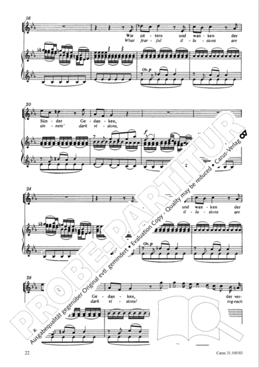 Lord, be not too quick to judge thy servant 4-Part scores gallery preview page 23