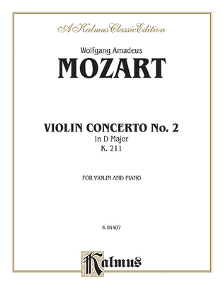 Book cover for Violin Concerto No. 2, K. 211