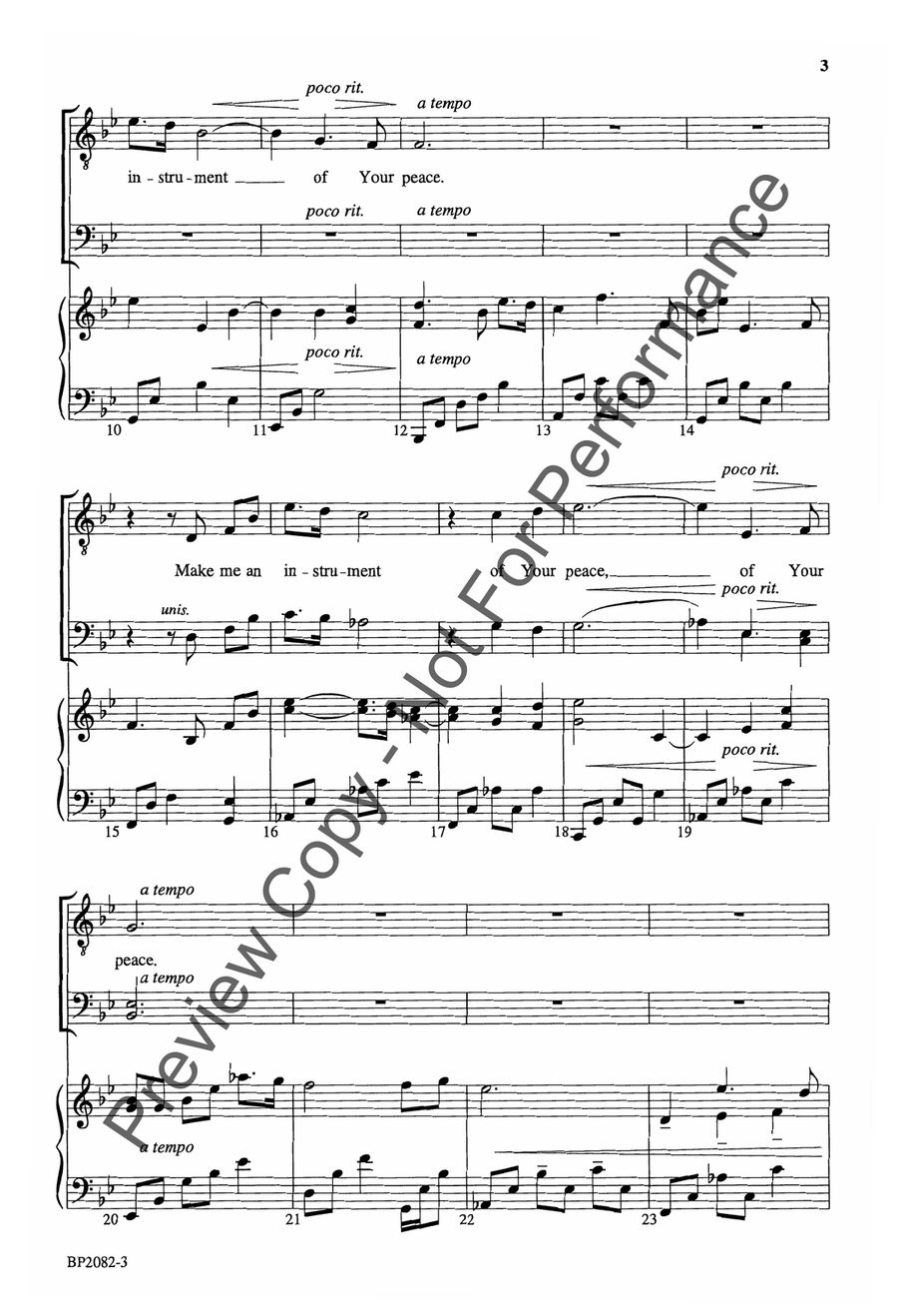 Make Me an Instrument - TTBB TTBB scores gallery preview page 4