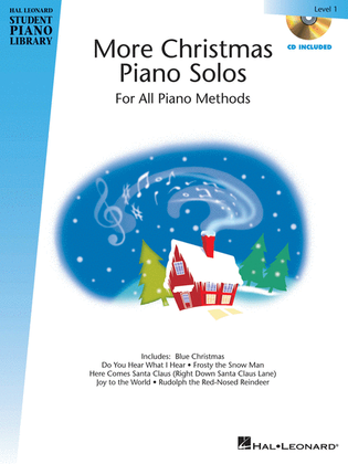 Book cover for More Christmas Piano Solos - Level 1