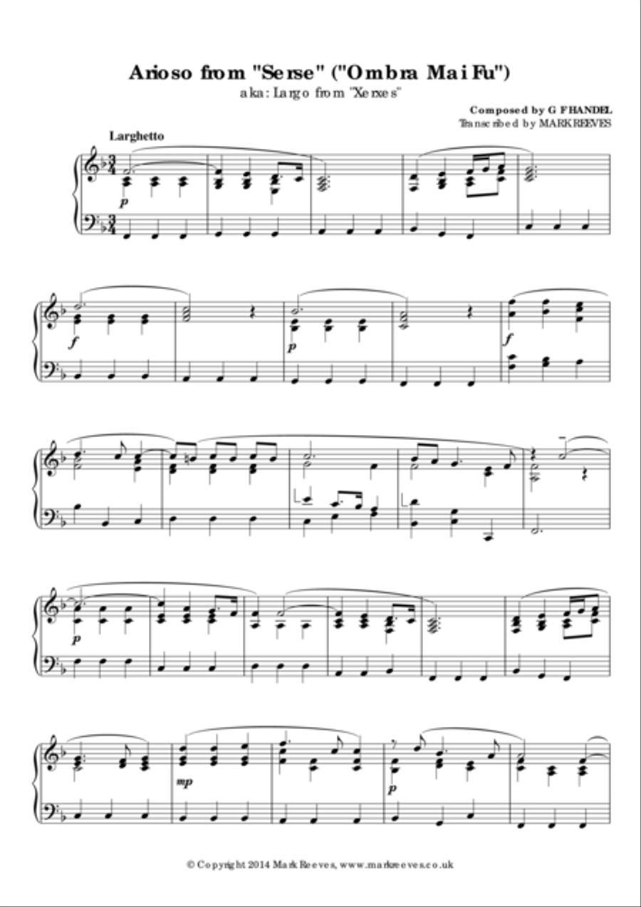 Arioso from 