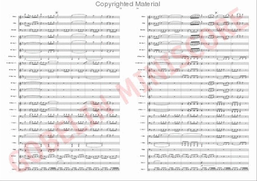 Land of Legends Concert Band scores gallery preview page 12