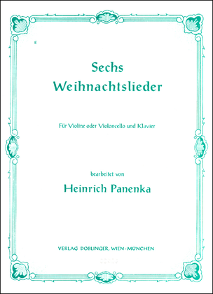 Book cover for 6 Weihnachtslieder