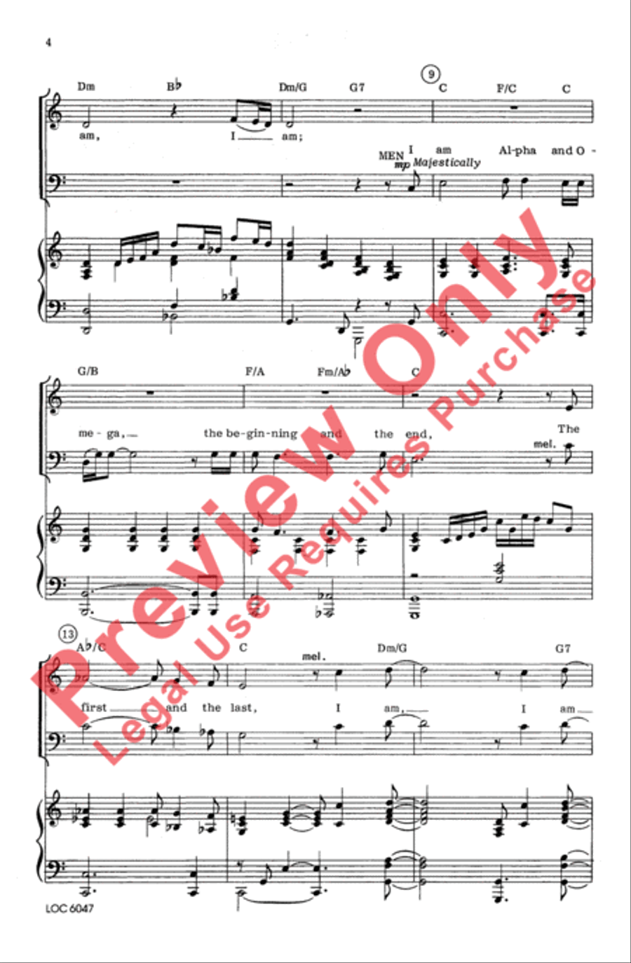 I Am 4-Part scores gallery preview page 3