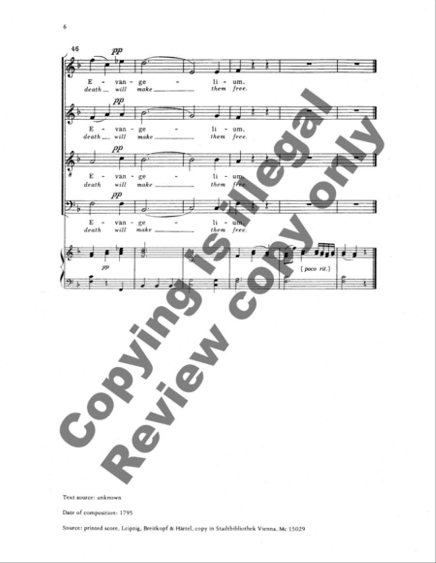 Leucht im dunkeln Erdentale (Ray of Light) 4-Part scores gallery preview page 8