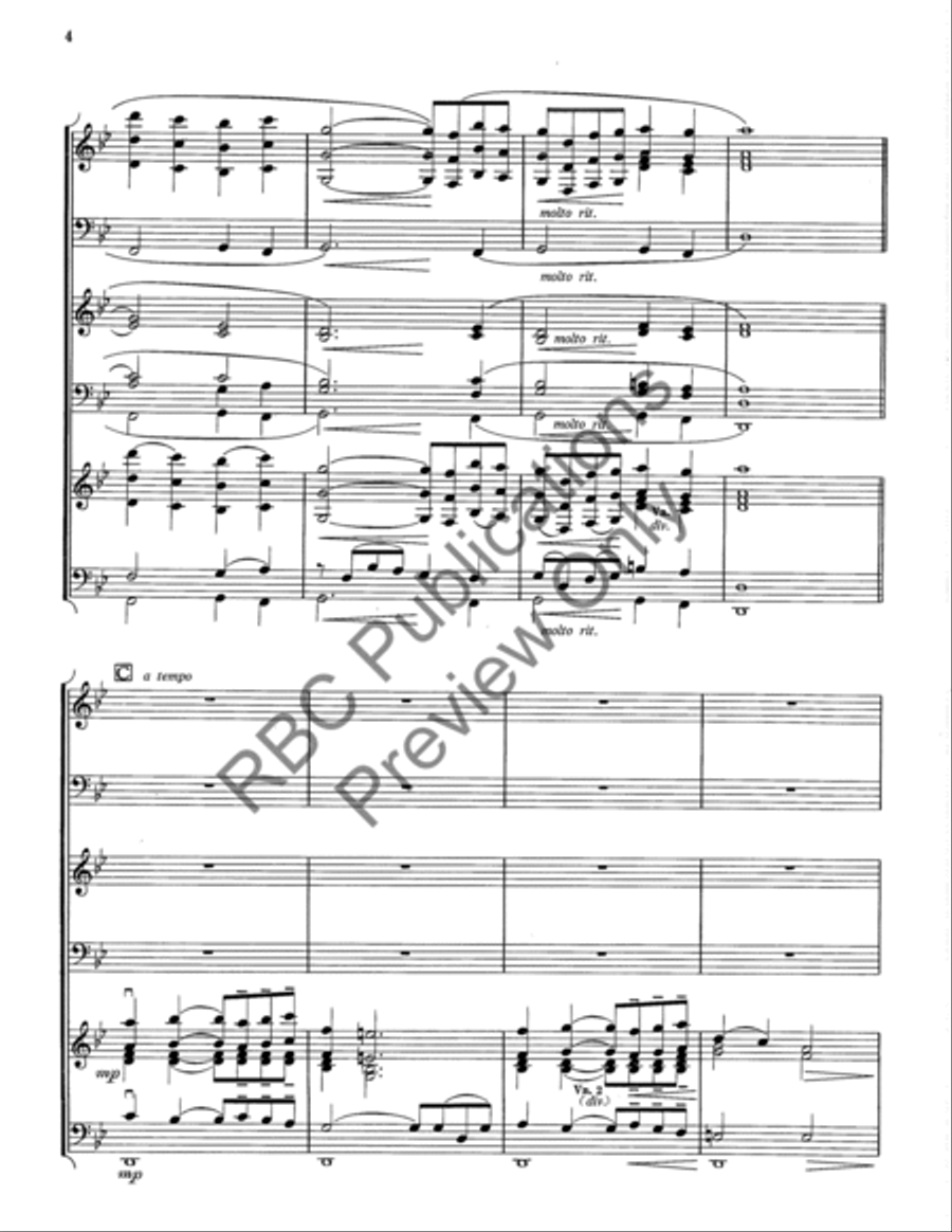 Pavane (Score) Full Orchestra scores gallery preview page 5