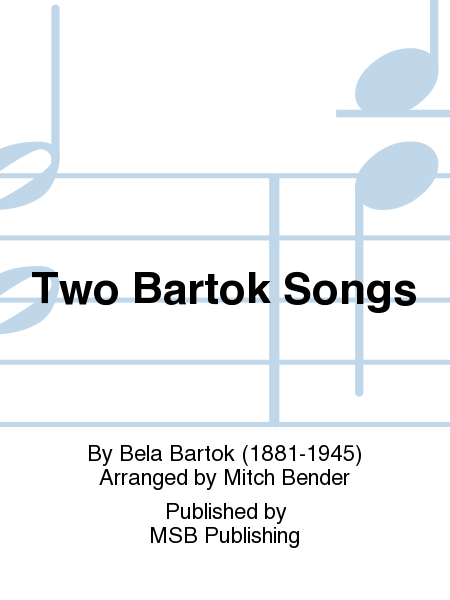 Two Bartok Songs