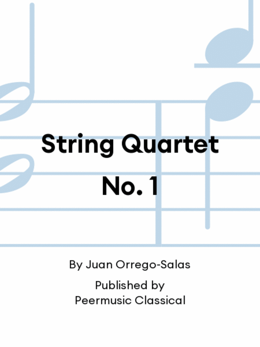 String Quartet No. 1 String Quartet scores gallery preview page 1