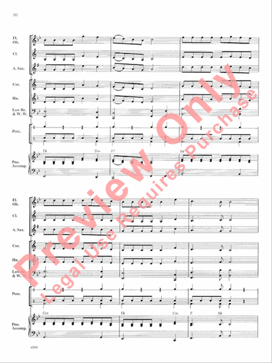 Crater Lake Overture Crater Lake Overture Concert Band scores gallery preview page 11