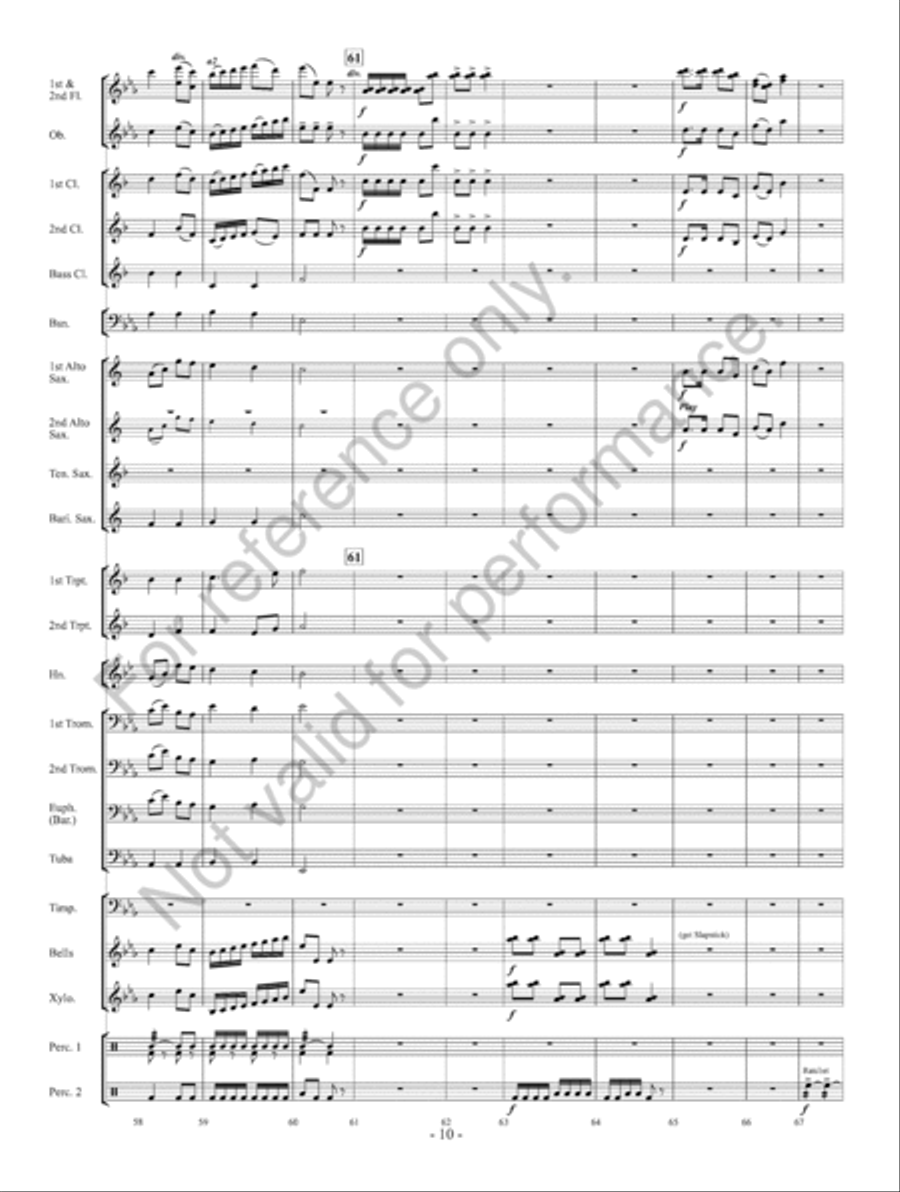 The Toymaker's Workshop Concert Band scores gallery preview page 11