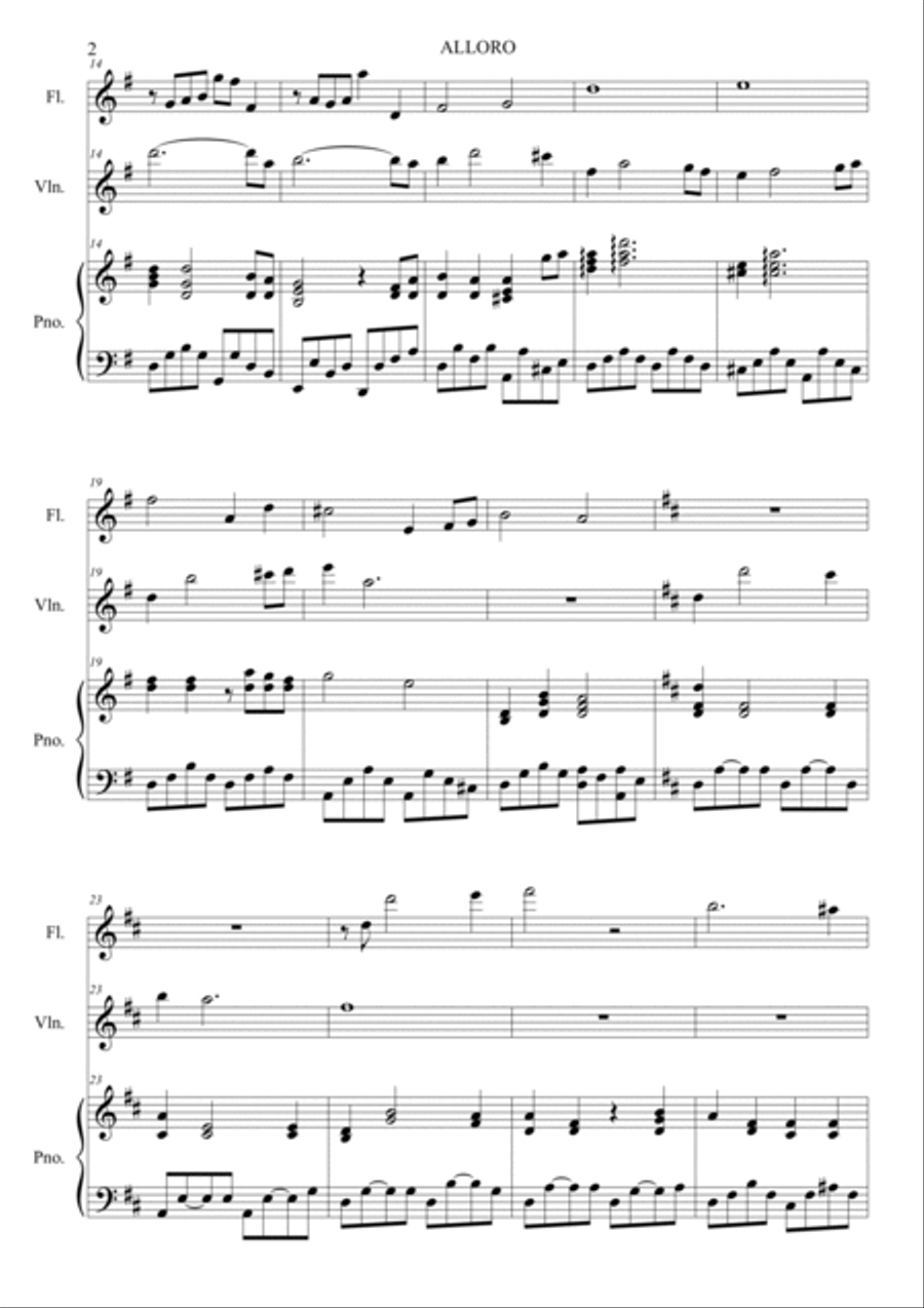 Laurus Flute scores gallery preview page 2