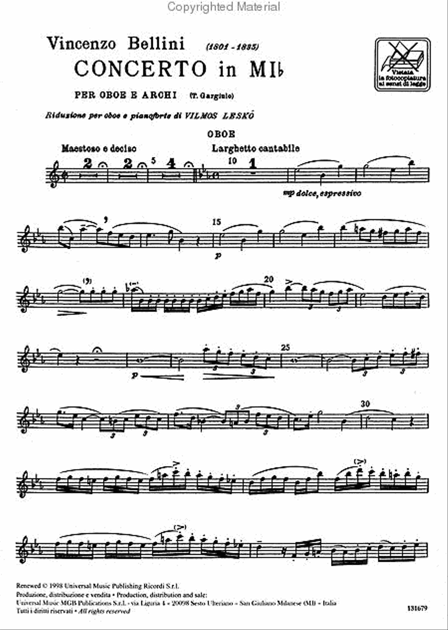 Concerto in E Flat Orchestra scores gallery preview page 2