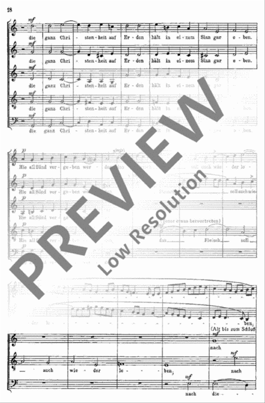 Eine deutsche Liedmesse SSATB scores gallery preview page 19