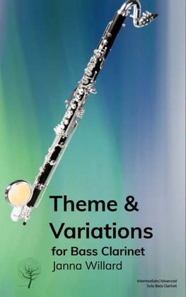 Book cover for Theme & Variations for Bass Clarinet