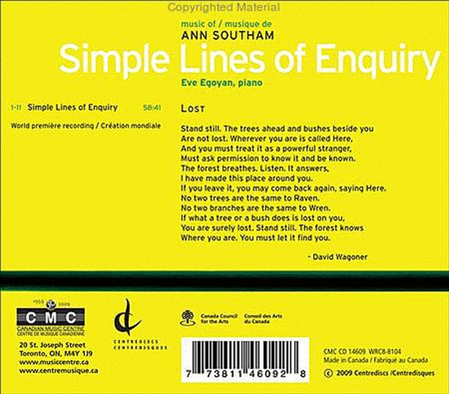 Simple Lines of Enquiry