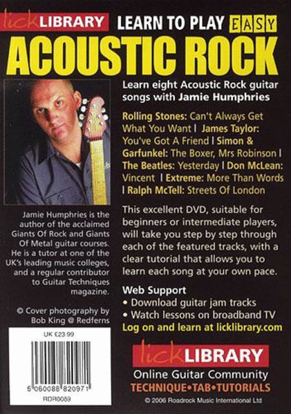 Learn To Play Easy Acoustic Rock - Volume 5
