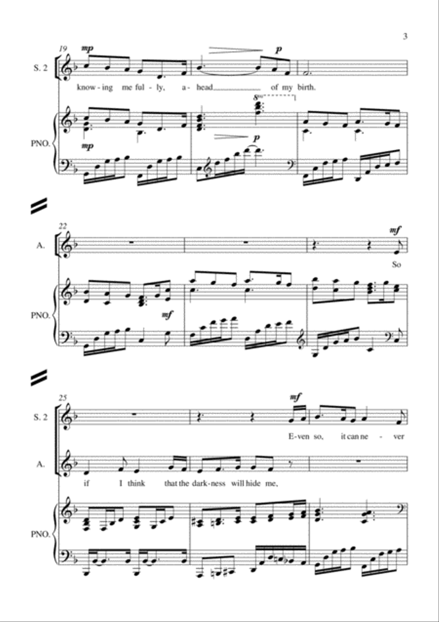 Psalm 139 SSA scores gallery preview page 3