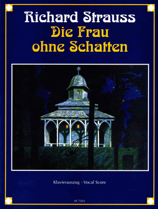 Book cover for Die Frau Ohne Schatten, Op. 65