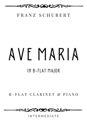 Book cover for Schubert - Ave Maria in B-Flat Major - Intermediate