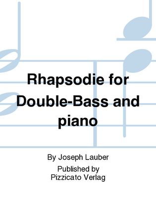 Rhapsodie for Double-Bass and piano