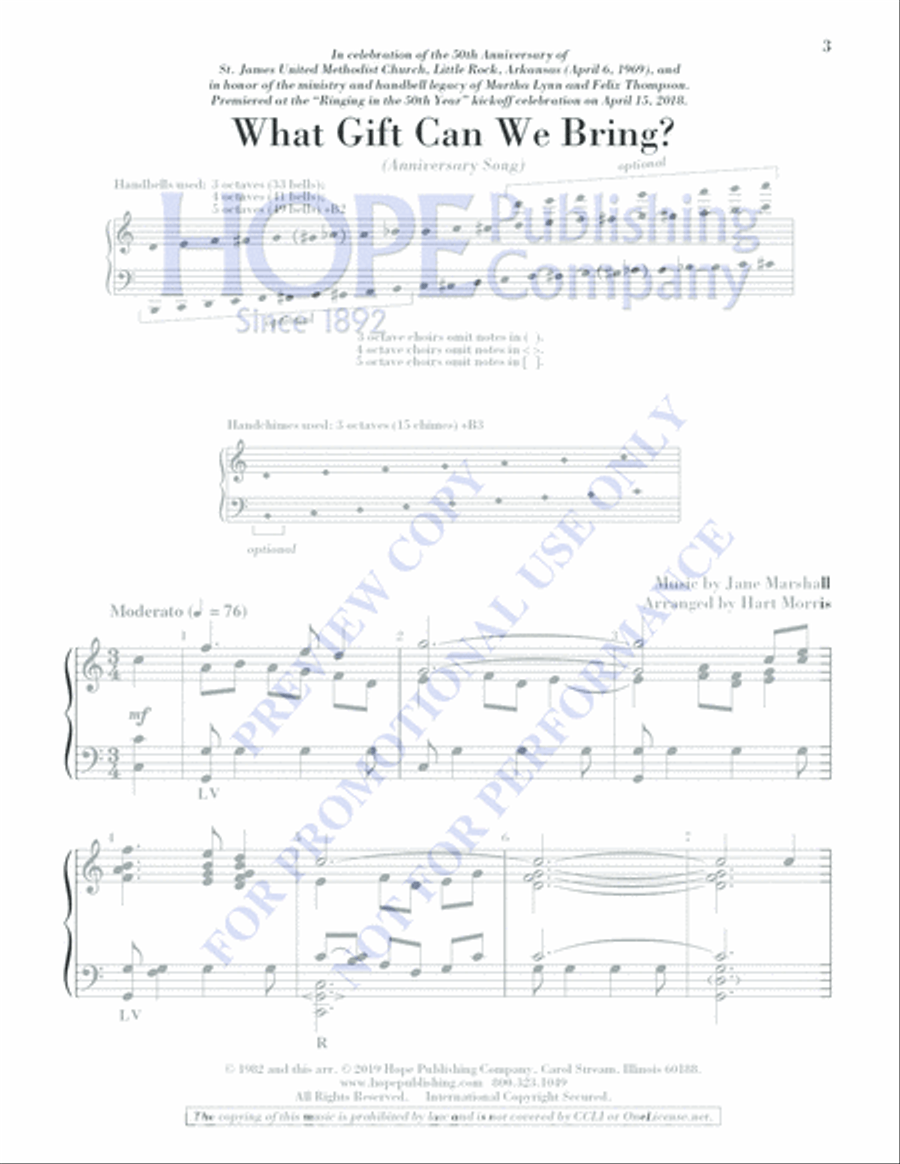 What Gift Can We Bring What Gift Can We Bring 5-Octaves scores gallery preview page 3