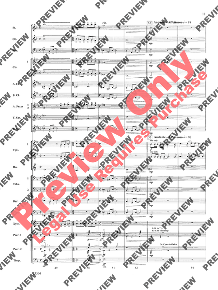 Ciudad de Festivales Concert Band scores gallery preview page 12