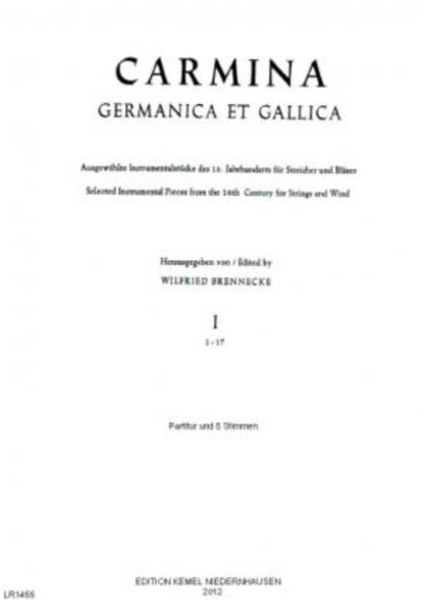 Carmina germanica et gallica