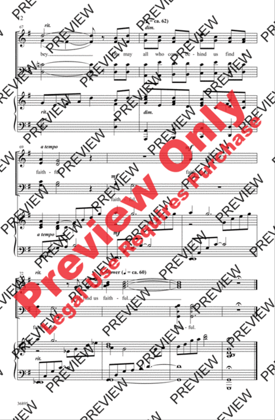 Find Us Faithful 4-Part scores gallery preview page 12