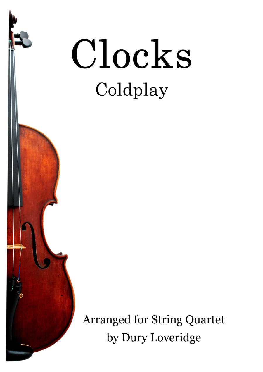 Clocks String Quartet scores gallery preview page 1
