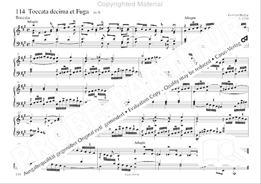 Organo pleno. Orgelstucke zum Ein- und Auszug Organ Solo scores gallery preview page 142