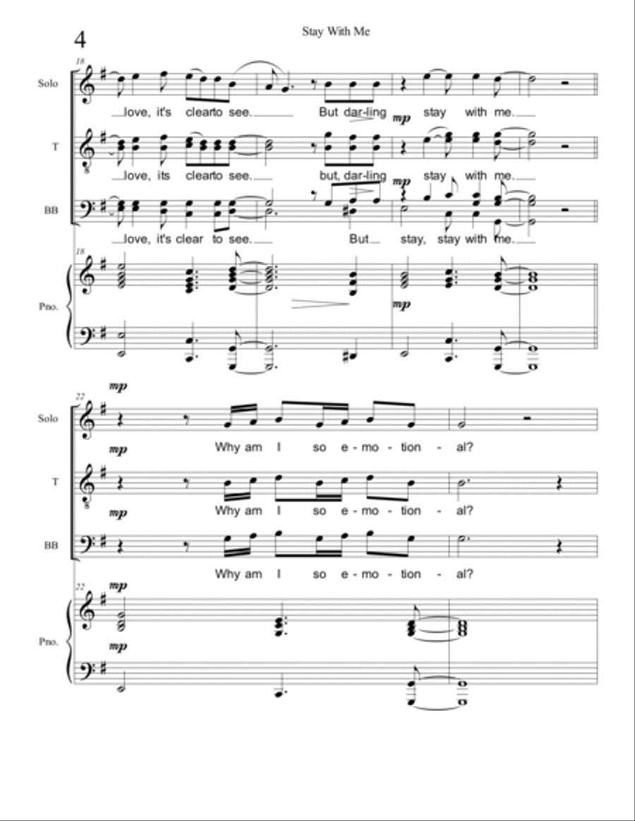 Stay With Me Stay With Me TTBB scores gallery preview page 4