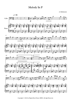 Melody In F - Anton Rubinstein (Cello + Piano)