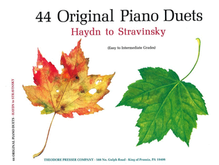 Book cover for 44 Original Piano Duets