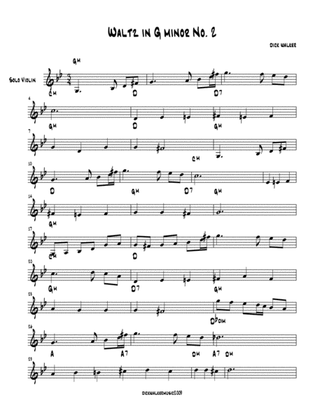 Waltz in g minor No. 2