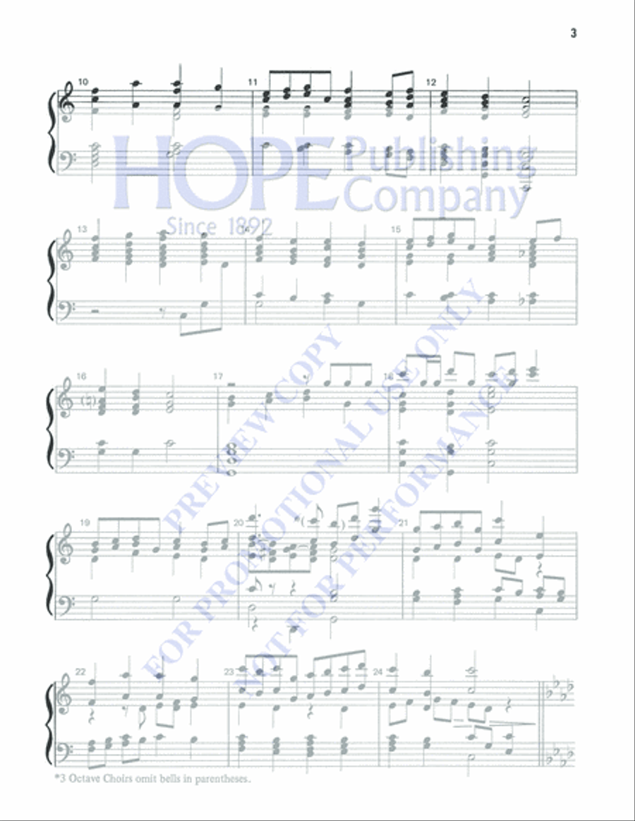 Christ the Lord Is Risen Today 5-Octaves scores gallery preview page 4