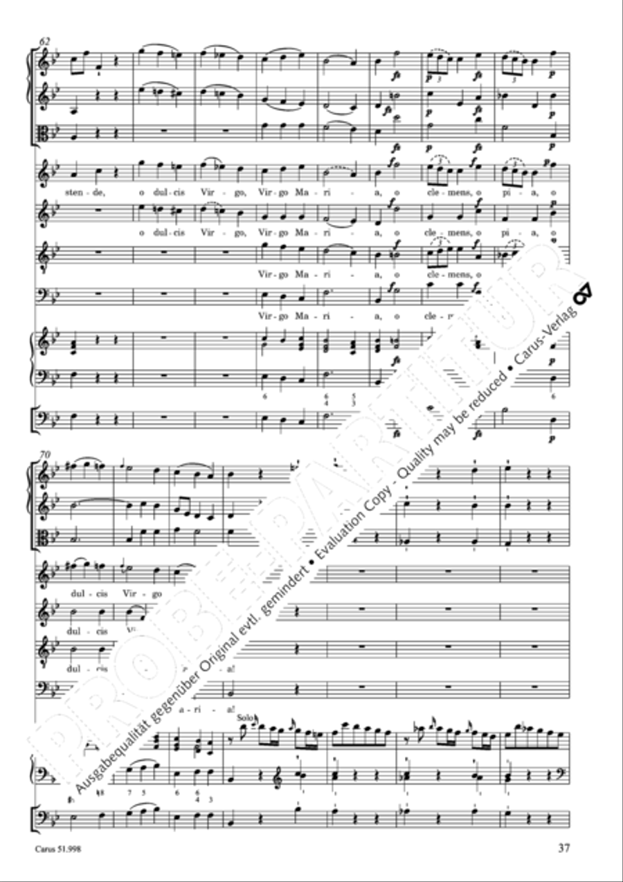 Salve Regina in g Salve Regina in g 4-Part scores gallery preview page 38