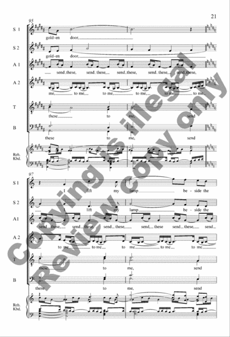 America Will Be! Divisi scores gallery preview page 21