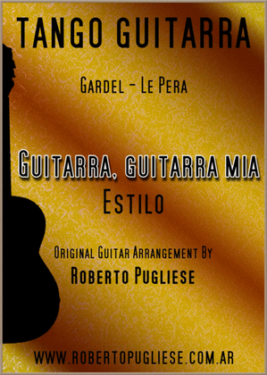 Guitarra, guitarra mia - estilo