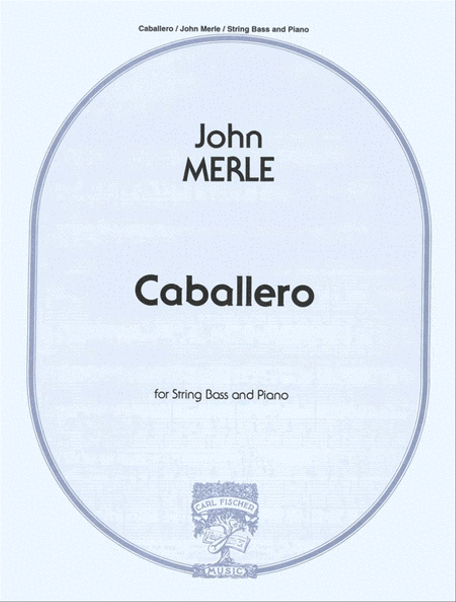 Caballero Double Bass scores gallery preview page 1