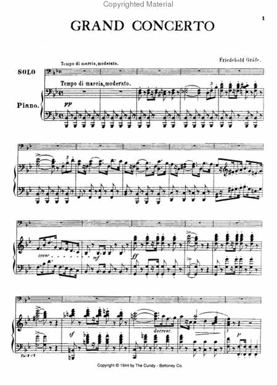 Grand Concerto Bassoon Solo scores gallery preview page 2