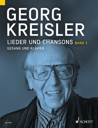 Book cover for Lieder Und Chansons Volume 3 Voice And Piano