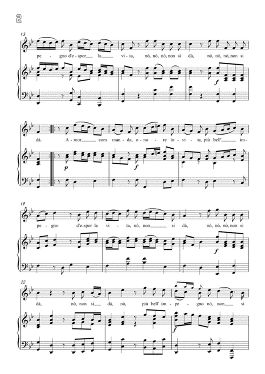 Handel-Servasi alla mia bella…Amor commanda in B flat Major，for voice and piano image number null